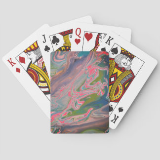 River of Colours Flow Paint Art Playing Cards