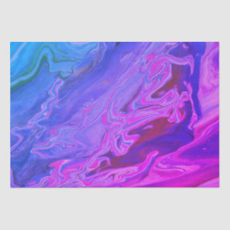River of Colours Flow Paint Art Tissue Paper