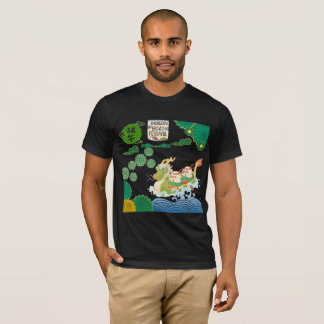 River of Rising Dragons black T-Shirt