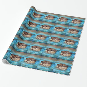 River Otter Wrapping Paper
