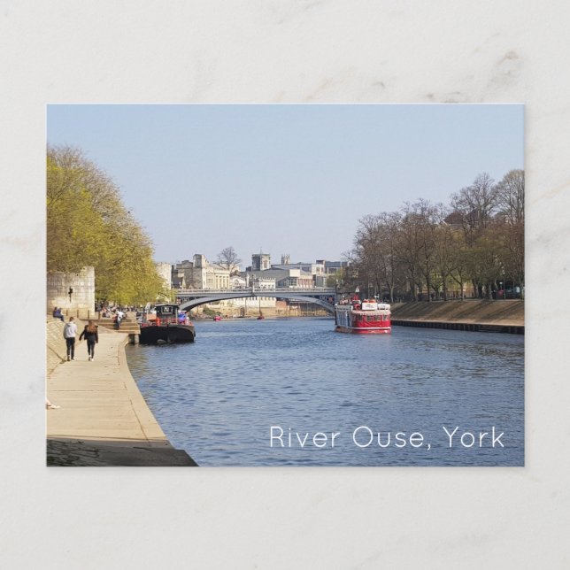 River Ouse, York Postcard (Front)