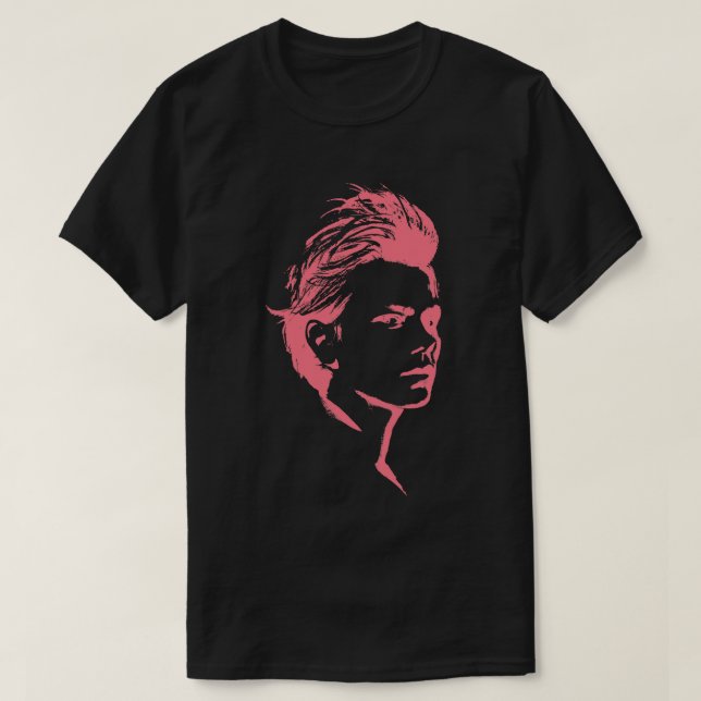 River Phoenix 90s Style Minimal Fan Art Design T-Shirt (Design Front)