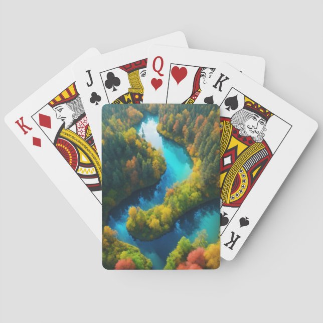 River  playing cards (Back)