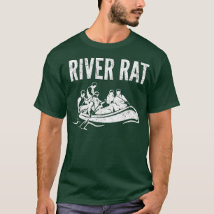 River Rafting T shirt Vintage Style Paddle Raft