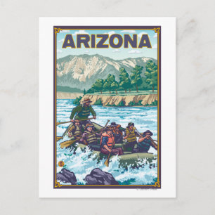 River RaftingArizona Postcard