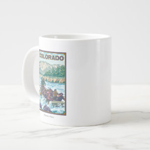 River RaftingColorado Large Coffee Mug