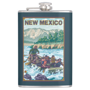 River RaftingNew Mexico Hip Flask