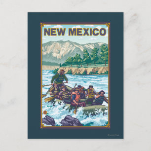 River RaftingNew Mexico Postcard