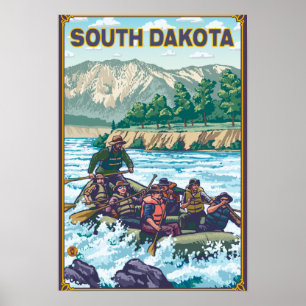 River RaftingSouth Dakota Poster