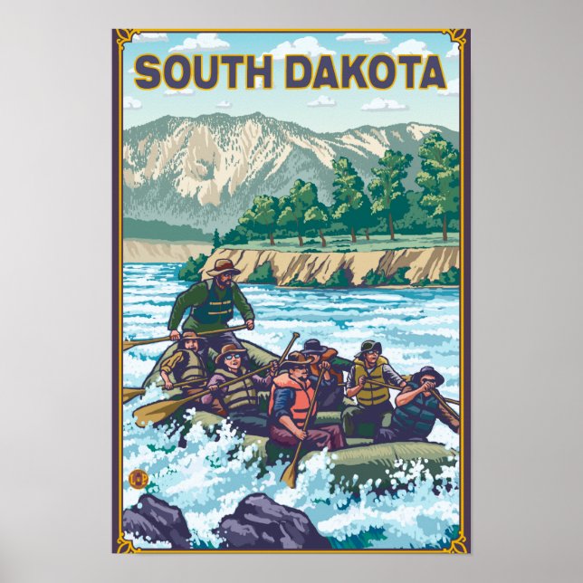 River RaftingSouth Dakota Poster (Front)