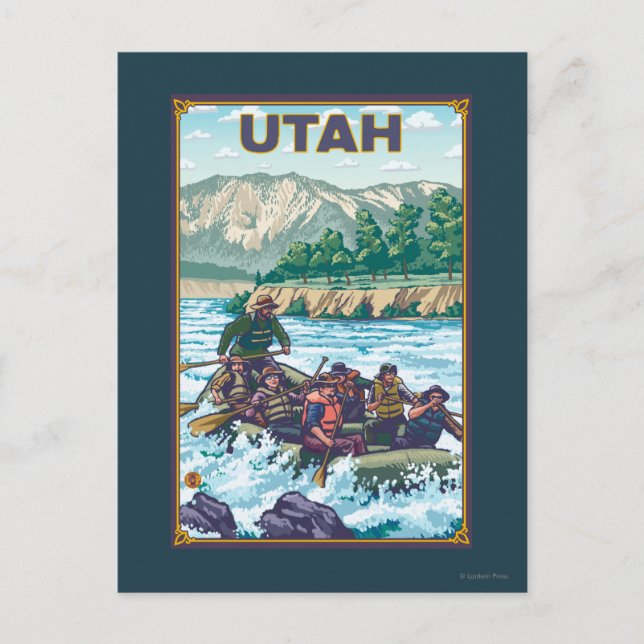 River RaftingUtah Postcard (Front)