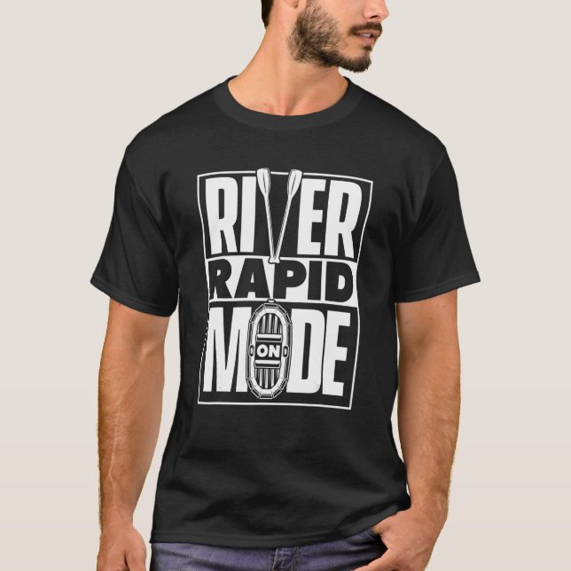 River Rapid Captain   River Raft Rafter Rafting T-Shirt (Front)