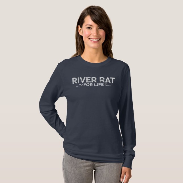 River Rat for Life T-Shirt (Front Full)