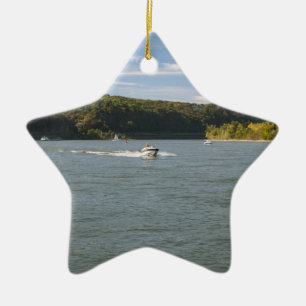 River Rhein Ceramic Tree Decoration