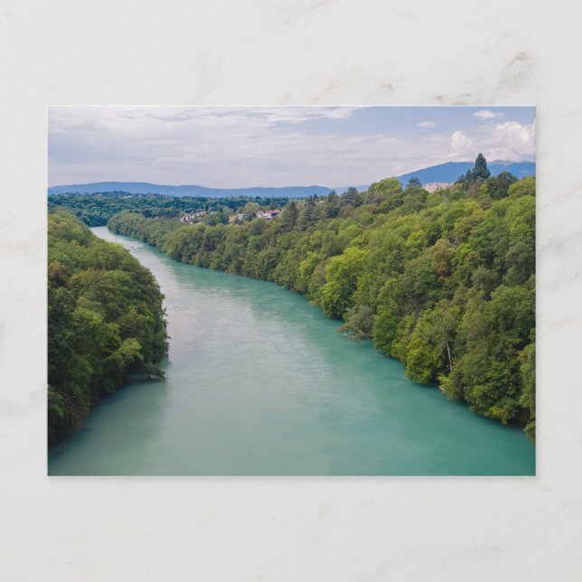 River Rhone Geneva Postcard (Front)