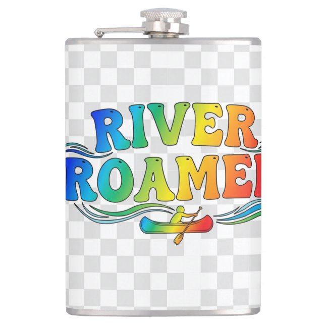 River Roamer. Hip Flask (Front)