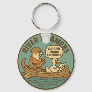 River Roamers Current Mood Adventure Canoeing Key Ring