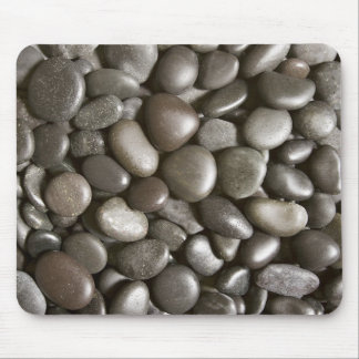 River Rock Black Stone Background - Customised Mouse Mat