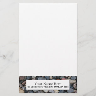 River Rock Personalised Design Stationery