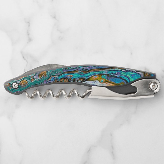 River Run natural stone look abstract Corkscrew (Back)