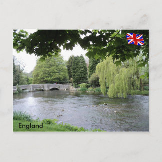 River Rye, Peak District, Derbyshire, England. Postcard