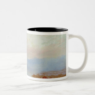 River scene, 1834 Two-Tone coffee mug