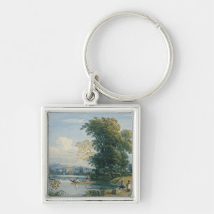 River Scene Key Ring