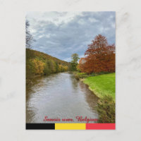 River Semois landscape in Bouillon, Belgium travel