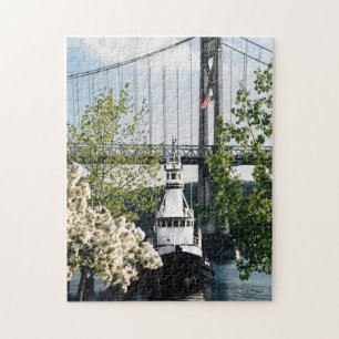River Spring Scene Jigsaw Puzzle