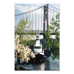 River Spring Scene Photo Print