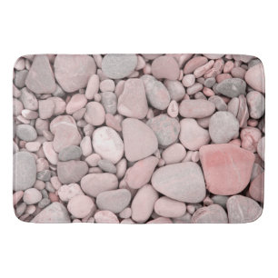 River Stone Pattern #2 #stones #decor #art  Bath Mat