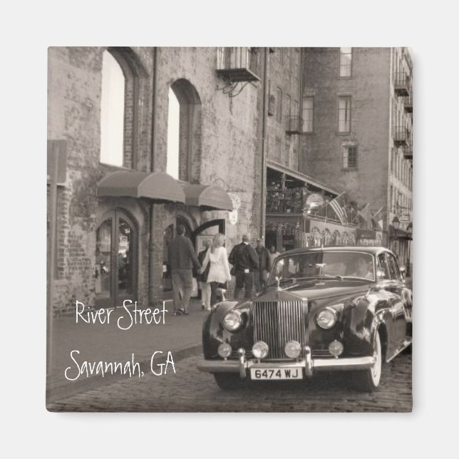 River Street, Savannah, GA Magnet (Front)