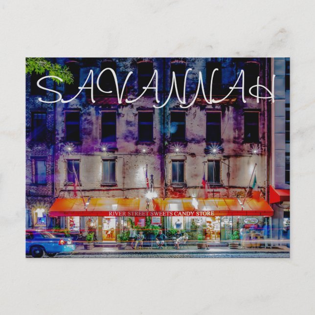 river street sweets candy store postcard (Front)