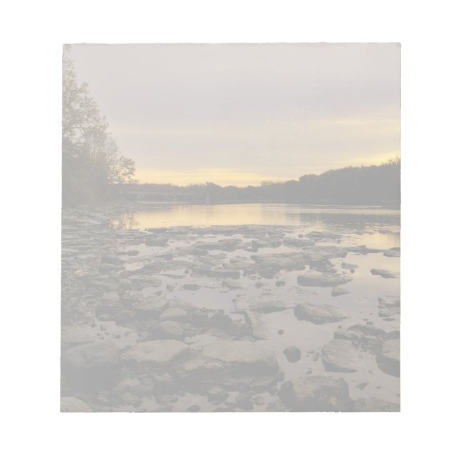 River Sunrise Notepad (Front)