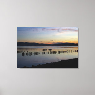 River Sunset Canvas Print