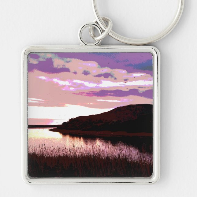 RIVER SUNSET KEY RING (Front)