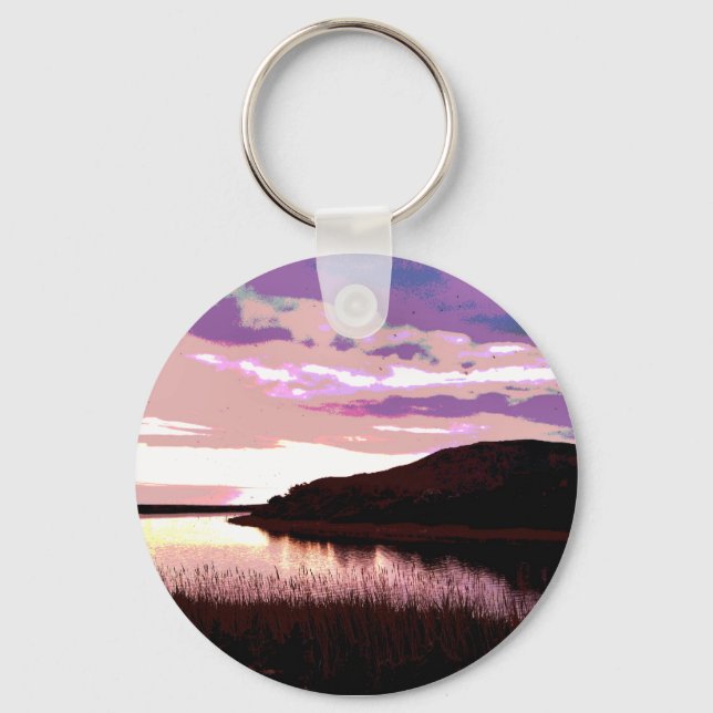 RIVER SUNSET KEY RING (Front)