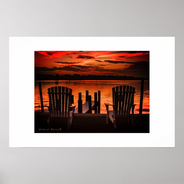 "River Sunset" Print (Front)
