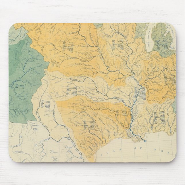 River Systems in the US Mouse Mat (Front)