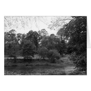 River Taff at Bute Park, Cardiff - BW