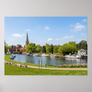River Thames at Abingdon Bridge Poster