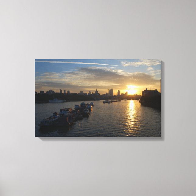 River Thames Canvas Print (Front)