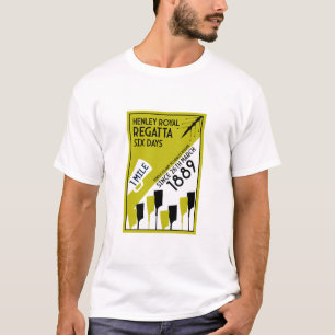 River Thames Regatta - Vintage Retro Style Rowing T-Shirt