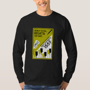 River Thames Regatta - Vintage Retro Style Rowing T-Shirt