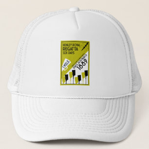 River Thames Regatta - Vintage Retro Style Rowing  Trucker Hat