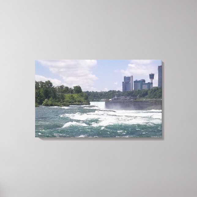 River to Falls Canvas Print (Front)