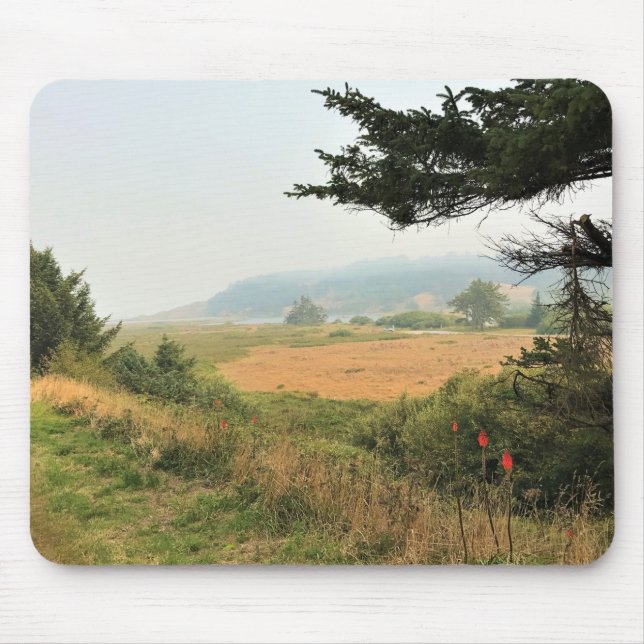 River Trail at Cape Blanco, Oregon Coast Mouse Mat (Front)
