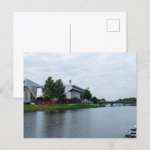 River Trent and Nottingham Forest Stadium Postcard