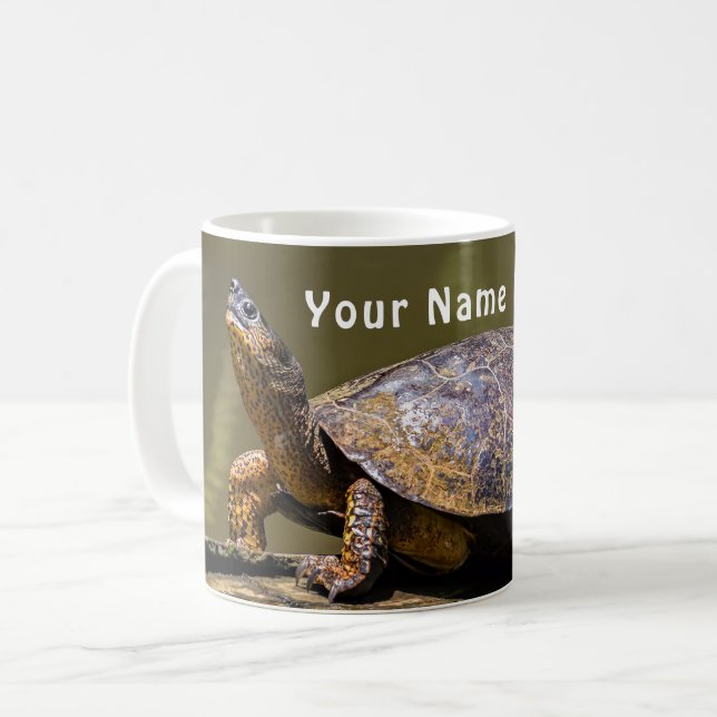 River Turtle at Tortuguero - Costa Rica Coffee Mug (Front Left)