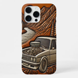 River Valley Adventure with Muscle Car iPhone 16 Pro Max Case